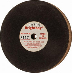 Cratex - 3" Diam x 1/4" Hole x 1/2" Thick, 46 Grit Surface Grinding Wheel - Coarse Grade - Exact Tool & Supply