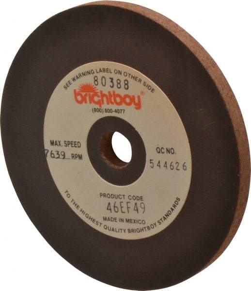 Cratex - 4" Diam x 1/2" Hole x 1/4" Thick, 46 Grit Surface Grinding Wheel - Coarse Grade - Exact Tool & Supply