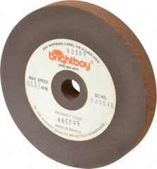 Cratex - 4" Diam x 1/2" Hole x 1/2" Thick, 46 Grit Surface Grinding Wheel - Coarse Grade - Exact Tool & Supply