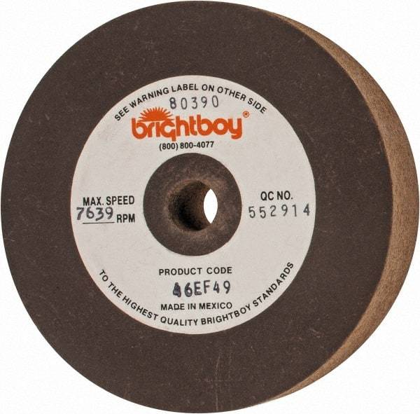Cratex - 4" Diam x 1/2" Hole x 1" Thick, 46 Grit Surface Grinding Wheel - Coarse Grade - Exact Tool & Supply