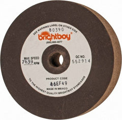 Cratex - 4" Diam x 1/2" Hole x 1" Thick, 46 Grit Surface Grinding Wheel - Coarse Grade - Exact Tool & Supply