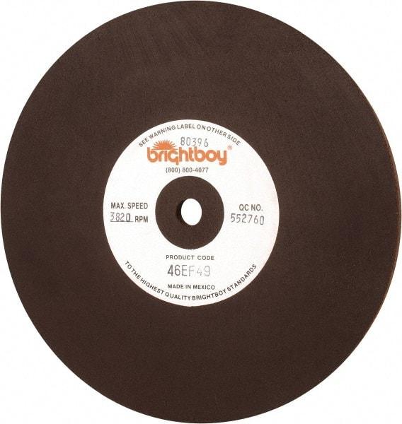 Cratex - 8" Diam x 1/2" Hole x 1/4" Thick, 46 Grit Surface Grinding Wheel - Coarse Grade - Exact Tool & Supply
