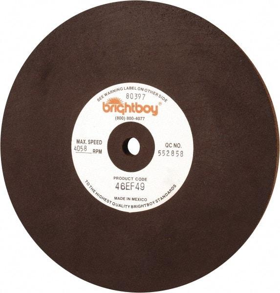 Cratex - 8" Diam x 1/2" Hole x 1/2" Thick, 46 Grit Surface Grinding Wheel - Coarse Grade - Exact Tool & Supply