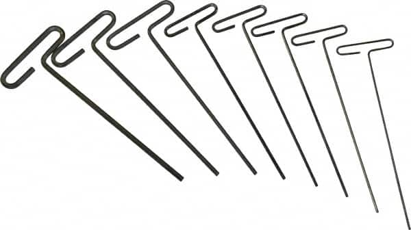 Eklind - 8 Piece T-Handle Hex Key Set - Exact Tool & Supply