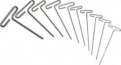 Eklind - 10 Piece T-Handle Hex Key Set - Exact Tool & Supply