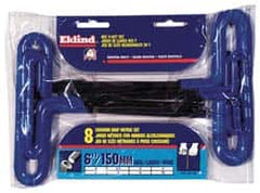 Eklind - 8 Piece T-Handle Hex Key Set - Exact Tool & Supply