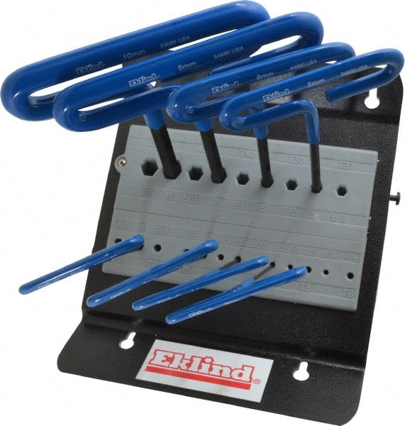 Eklind - 8 Piece T-Handle Hex Key Set - Exact Tool & Supply
