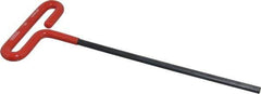 Eklind - 1/4" Hex, T-Handle Cushion Grip Hex Key - 9" OAL - Exact Tool & Supply