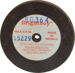 Cratex - 2" Diam x 1/8" Hole x 1/8" Thick, 46 Grit Surface Grinding Wheel - Coarse Grade - Exact Tool & Supply