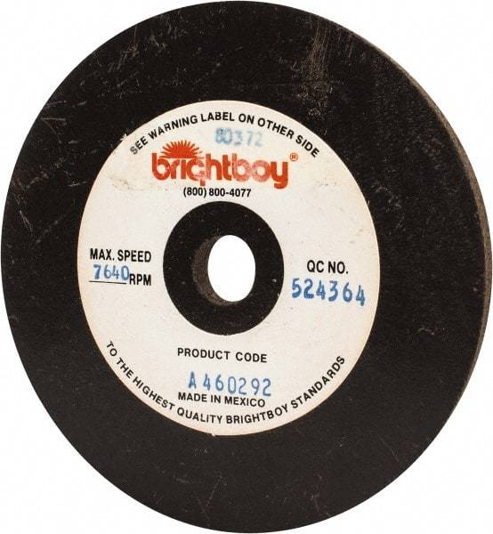 Cratex - 4" Diam x 1/2" Hole x 1/4" Thick, 46 Grit Surface Grinding Wheel - Coarse Grade - Exact Tool & Supply