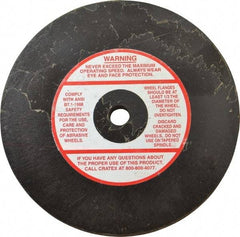 Cratex - 6" Diam x 1/2" Hole x 1/2" Thick, 46 Grit Surface Grinding Wheel - Coarse Grade - Exact Tool & Supply