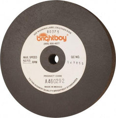 Cratex - 6" Diam x 1/2" Hole x 1" Thick, 46 Grit Surface Grinding Wheel - Coarse Grade - Exact Tool & Supply