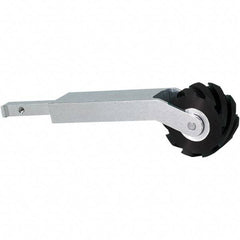 Dynabrade - 1" Wide Contact Arm - 24" Belt Length x 1" Belt Width, Serrated, Rubber, 70" Contact Wheel Diam - Exact Tool & Supply