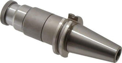 Accupro - CAT40 Taper Shank Tension & Compression Tapping Chuck - #0 to 9/16" Tap Capacity, 4-1/4" Projection, Size 1 Adapter, Quick Change - Exact Tool & Supply