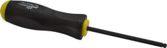 Bondhus - 7/32" Hex Ball End Driver - 4.3" Blade Length, Ergonomic Molded Cushion Grip Handle, 230mm OAL - Exact Tool & Supply