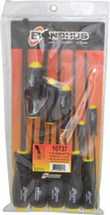 Bondhus - 11 Piece, 5/64 to 3/8" Ball End Hex Driver Set - Comes in Vinyl Pouch - Exact Tool & Supply