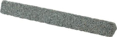 Value Collection - Three Square, Silicon Carbide, Toolroom Finishing Stick - 4" Long x 1/2" Wide, Coarse Grade - Exact Tool & Supply