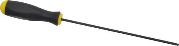 Bondhus - 1/8" Hex Ball End Driver - 6-1/2" Blade Length, Cushion Grip Handle, 252mm OAL - Exact Tool & Supply
