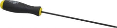 Bondhus - 5/32" Hex Ball End Driver - 7-1/2" Blade Length, Cushion Grip Handle, 299mm OAL - Exact Tool & Supply