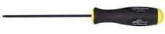 Bondhus - 3/8" Hex Ball End Driver - 10" Blade Length, Cushion Grip Handle, 376mm OAL - Exact Tool & Supply
