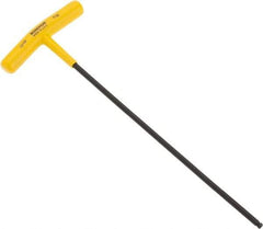Bondhus - 5/32" Hex, T-Handle Cushion Grip, Ball End Hex Key - 8-1/2" OAL, Protanium High Torque Steel, Inch System of Measurement - Exact Tool & Supply