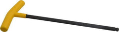Bondhus - 3/8" Hex, T-Handle Cushion Grip, Ball End Hex Key - 10-51/64" OAL, Protanium High Torque Steel, Inch System of Measurement - Exact Tool & Supply