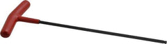 Bondhus - 4mm Hex, T-Handle Cushion Grip, Ball End Hex Key - 220mm OAL, Protanium High Torque Steel, Metric System of Measurement - Exact Tool & Supply