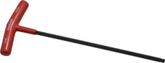 Bondhus - 6mm Hex, T-Handle Cushion Grip, Ball End Hex Key - 266mm OAL, Protanium High Torque Steel, Metric System of Measurement - Exact Tool & Supply