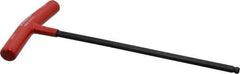 Bondhus - 8mm Hex, T-Handle Cushion Grip, Ball End Hex Key - 285mm OAL, Protanium High Torque Steel, Metric System of Measurement - Exact Tool & Supply
