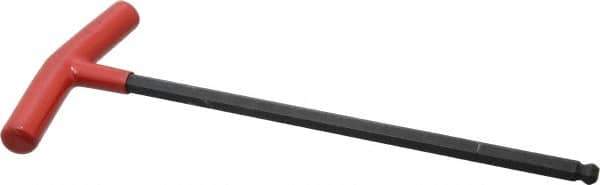 Bondhus - 10mm Hex, T-Handle Cushion Grip, Ball End Hex Key - 307mm OAL, Protanium High Torque Steel, Metric System of Measurement - Exact Tool & Supply
