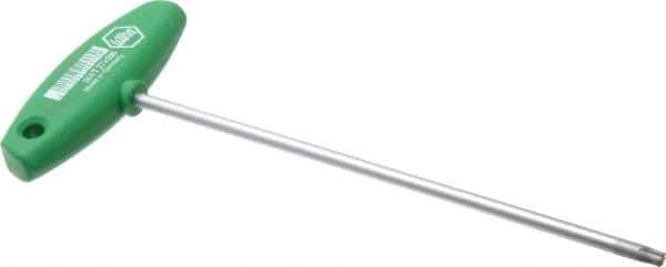 Wiha - T27 Standard Torx Key - Flag-Style, 7-7/8" Length Under Head, 200mm OAL - Exact Tool & Supply
