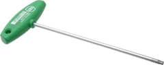 Wiha - T27 Standard Torx Key - Flag-Style, 7-7/8" Length Under Head, 200mm OAL - Exact Tool & Supply