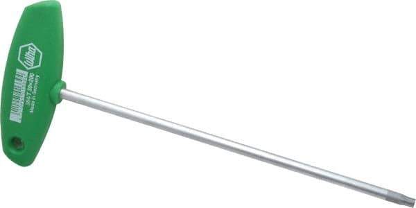 Wiha - T30 Standard Torx Key - Flag-Style, 7-7/8" Length Under Head, 200mm OAL - Exact Tool & Supply