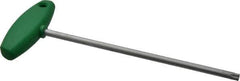 Wiha - T40 Standard Torx Key - Flag-Style, 7-7/8" Length Under Head, 200mm OAL - Exact Tool & Supply