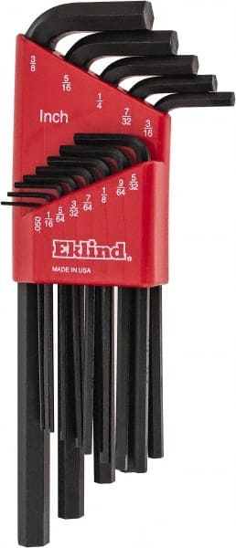 Eklind - 13 Piece L-Key Hex Key Set - Exact Tool & Supply