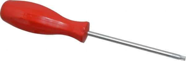 Wiha - T30 Torx Driver - 4-1/2" Blade Length, 8-1/2" OAL, Standard Handle - Exact Tool & Supply