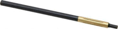 Made in USA - 4.1" Length x 7/32" Diam Through Hole Barrel Lap - 0.2" Arbor Diam, 1.1" Barrel Length, Eccentric Slot - Exact Tool & Supply