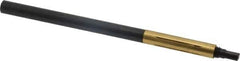 Made in USA - 4.4" Length x 9/32" Diam Through Hole Barrel Lap - 0.27" Arbor Diam, 1.4" Barrel Length, Eccentric Slot - Exact Tool & Supply