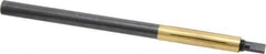 Made in USA - 5.12" Length x 11/32" Diam Through Hole Barrel Lap - 0.33" Arbor Diam, 1-3/4" Barrel Length, Eccentric Slot - Exact Tool & Supply