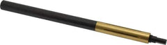 Made in USA - 6" Length x 13/32" Diam Through Hole Barrel Lap - 0.39" Arbor Diam, 2" Barrel Length, Eccentric Slot - Exact Tool & Supply