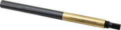 Made in USA - 6-1/2" Length x 1/2" Diam Through Hole Barrel Lap - 1/2" Arbor Diam, 2-1/2" Barrel Length, Eccentric Slot - Exact Tool & Supply