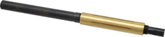 Made in USA - 7-1/4" Length x 5/8" Diam Through Hole Barrel Lap - 1/2" Arbor Diam, 3" Barrel Length, Eccentric Slot - Exact Tool & Supply