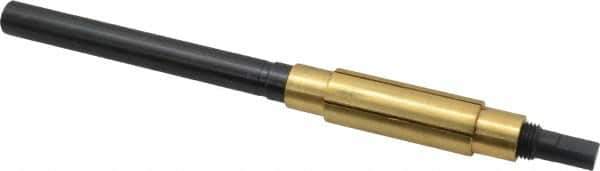 Made in USA - 7-1/4" Length x 3/4" Diam Through Hole Barrel Lap - 1/2" Arbor Diam, 3" Barrel Length, Eccentric Slot - Exact Tool & Supply