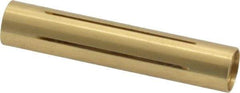 Made in USA - 9/32" Diam Through Hole Barrel Cylinder - 1.4" Barrel Length, Eccentric Slot - Exact Tool & Supply