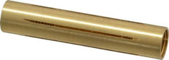 Made in USA - 3/8" Diam Through Hole Barrel Cylinder - 1.87" Barrel Length, Eccentric Slot - Exact Tool & Supply
