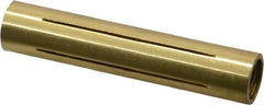 Made in USA - 13/32" Diam Through Hole Barrel Cylinder - 2" Barrel Length, Eccentric Slot - Exact Tool & Supply