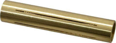 Made in USA - 15/32" Diam Through Hole Barrel Cylinder - 2-1/4" Barrel Length, Eccentric Slot - Exact Tool & Supply