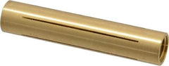 Made in USA - 9/16" Diam Through Hole Barrel Cylinder - 2-3/4" Barrel Length, Eccentric Slot - Exact Tool & Supply