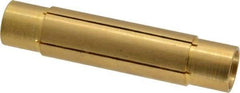 Made in USA - 11/16" Diam Through Hole Barrel Cylinder - 3" Barrel Length, Eccentric Slot - Exact Tool & Supply