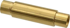 Made in USA - 3/4" Diam Through Hole Barrel Cylinder - 3" Barrel Length, Eccentric Slot - Exact Tool & Supply